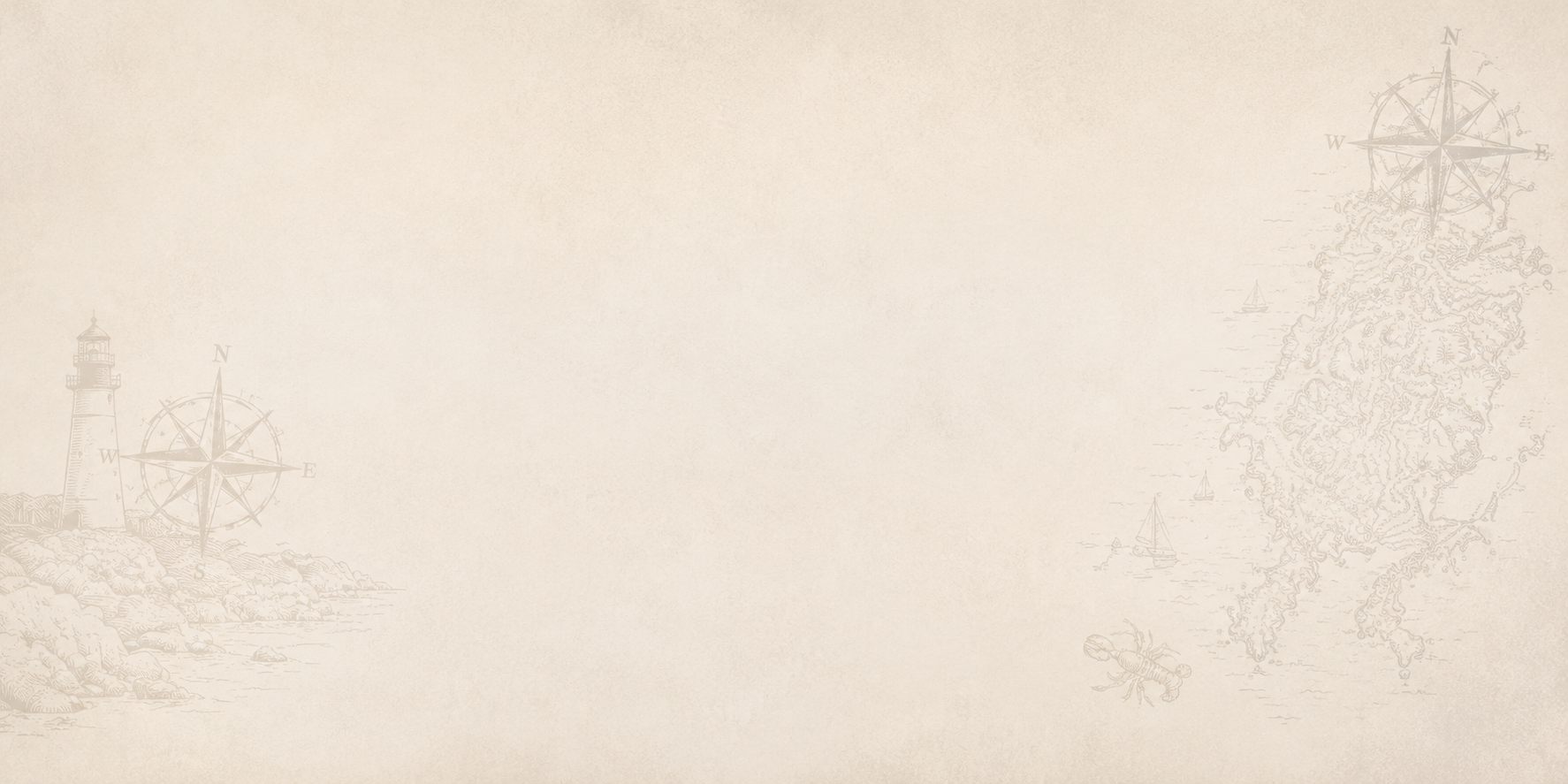Beige textured background with nautical theme